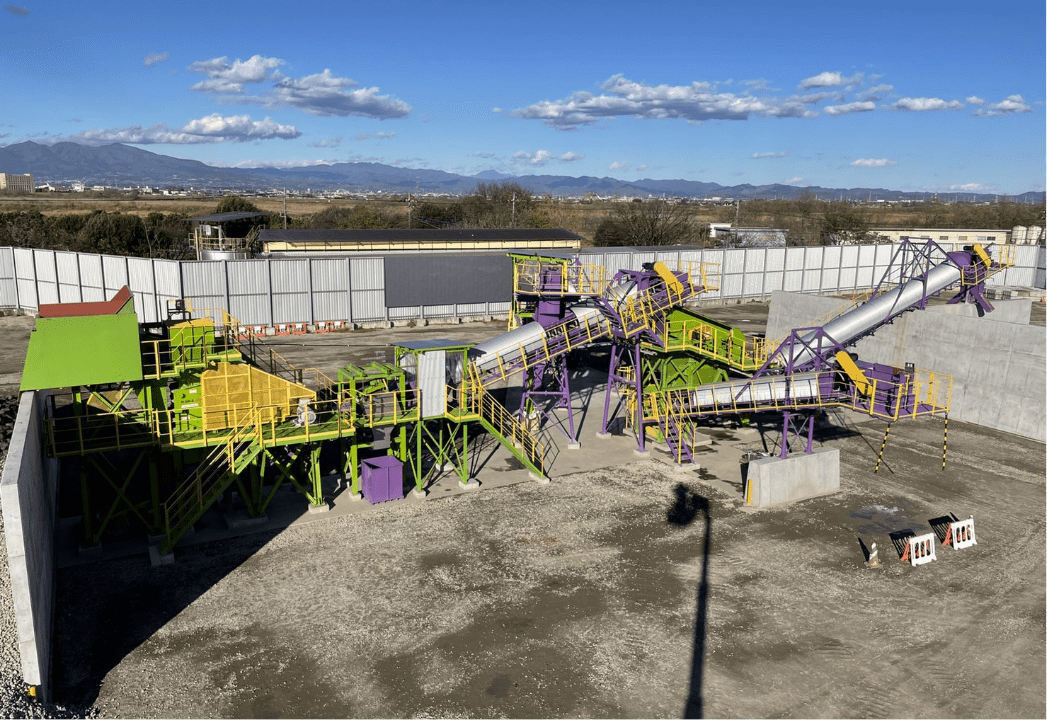 がれき破砕選別システム