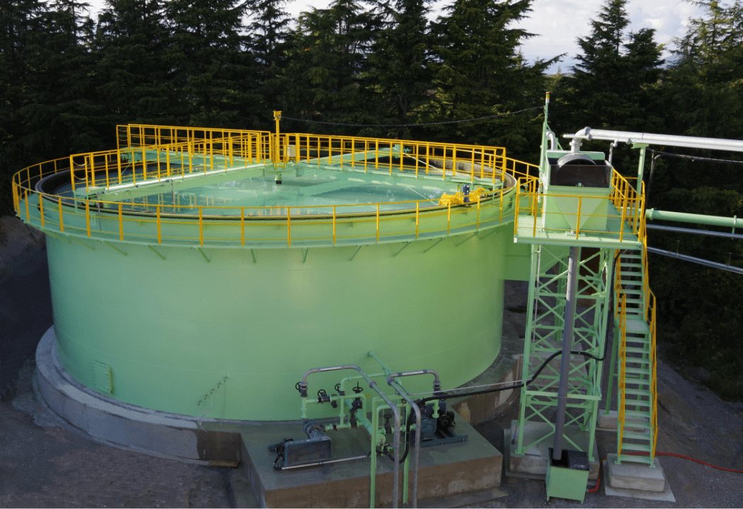 骨材洗浄水処理システム（シックナー）