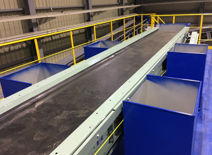 手選別コンベア